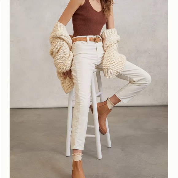 Levi’s wedgie straight high rise jean - tofu white - Picture 4 of 11